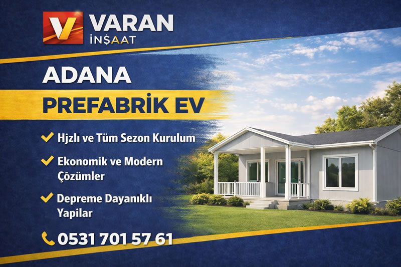 Adana Prefabrik Ev